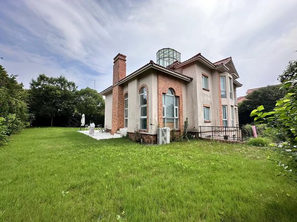 上海闵行马桥中房森林别墅新出简约奶油风独栋别墅 挑高厅 居家工作室