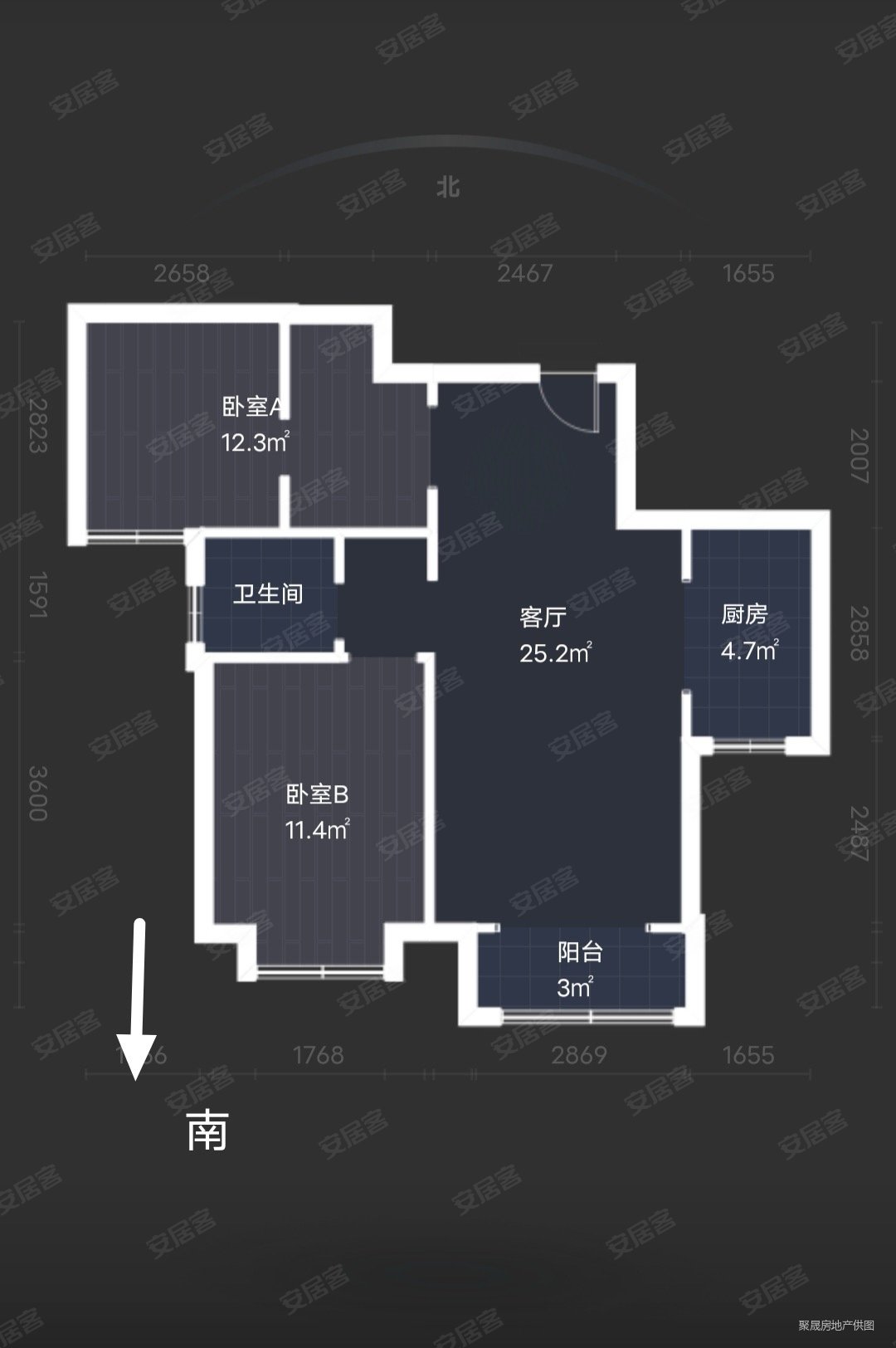 海蓝城精装两室一厅好楼层采光视野好拎包入住近地铁