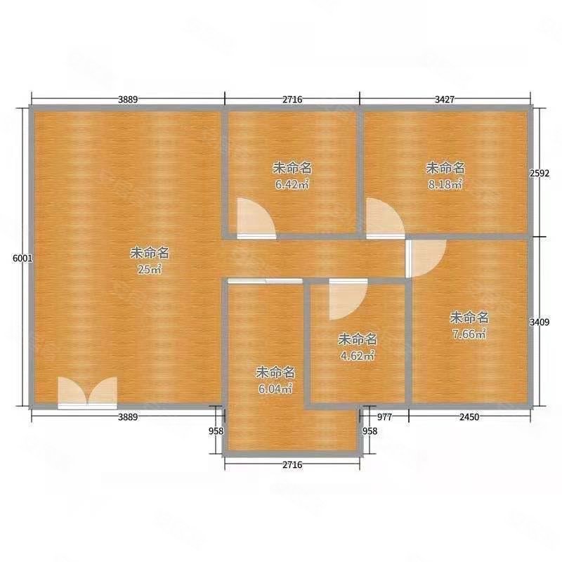 市中心2室居住投资 妇幼保健院宿舍二手房 62万 2室2厅 1卫 67平米 贵阳安居客