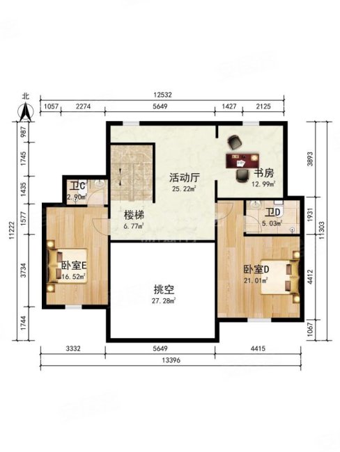 波托菲诺纯水岸(四期)6室3厅5卫215.15㎡南2663万