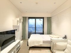 深圳福田下沙福田中洲湾36单间今日可入住 奶油风干净整洁出租房源真实图片