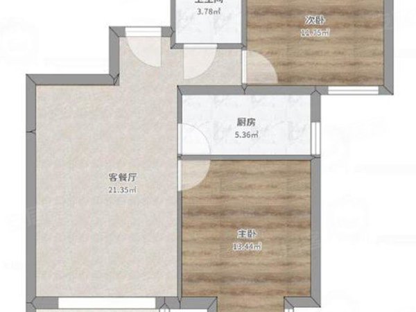 百子湾地铁站广华新城轻奢南向两居室 去年装修 高楼层地暖