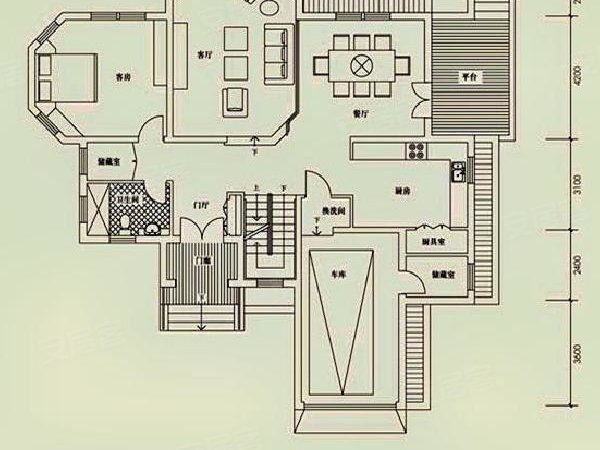 北京朝阳大山子远洋lavie远洋千平豪华大别墅!可会所接待!满配家私!