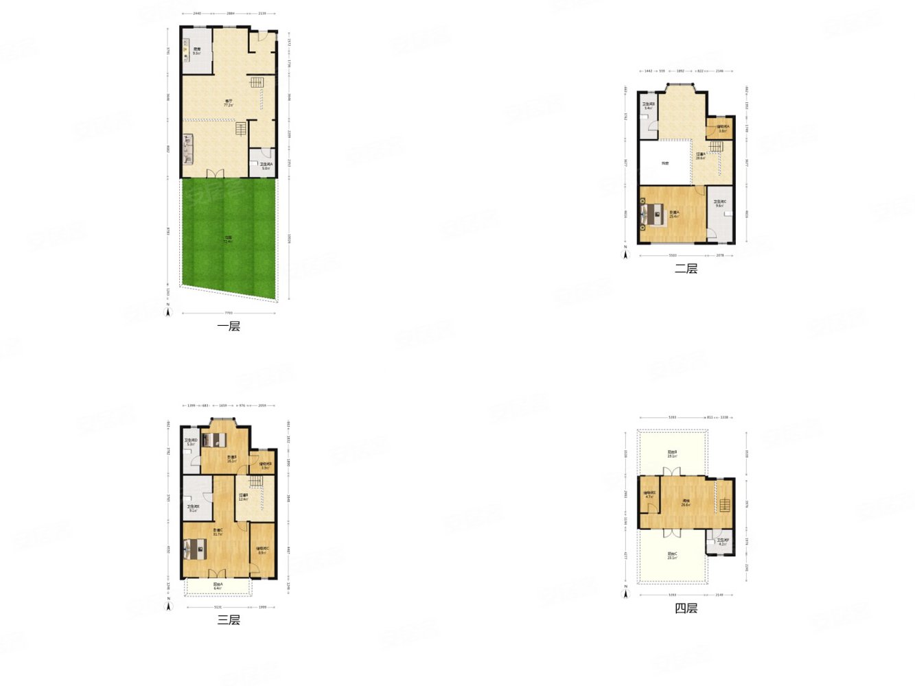我是小良欧式精装御翠园联排别墅双车库