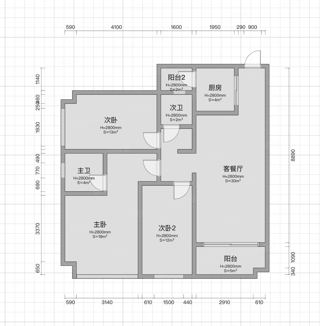 兰亭盛荟3室2厅2卫108.26㎡南950万