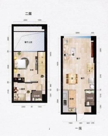 万科海悦汇城(西区商住楼)1室1厅1卫40㎡南40万