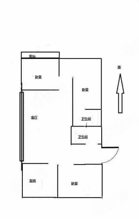 爱琴海公园3室2厅2卫115㎡南北79万