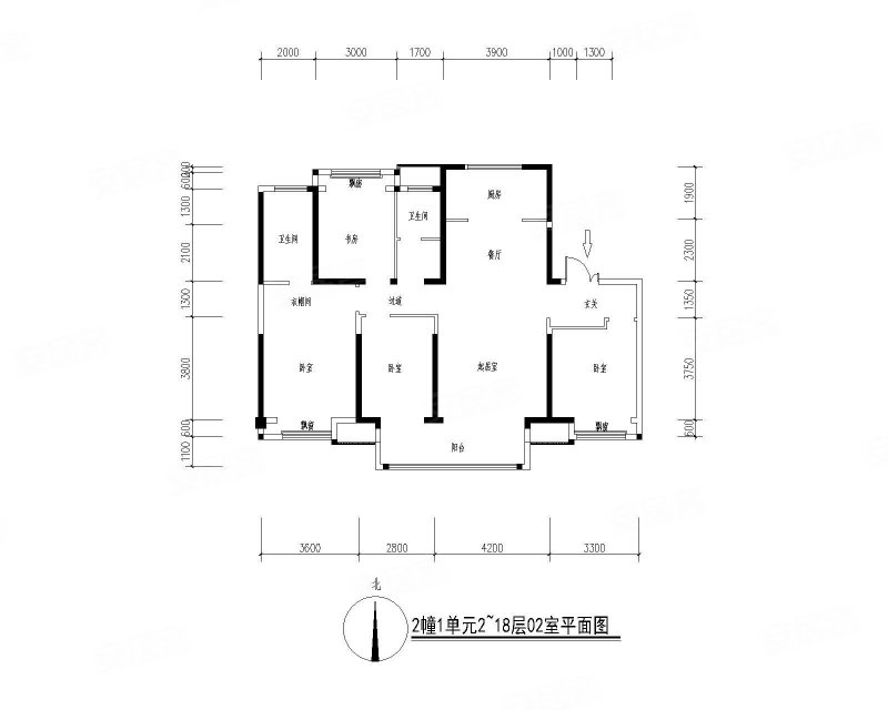 珑玺湾 运中 精装未住 南北通透 落地阳台