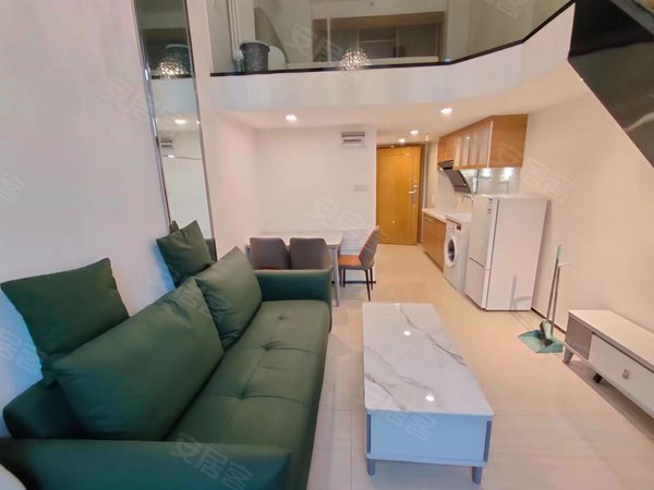 复式公寓,楼下地铁口,恒大城精装修,配套齐全,历城租房-济南58安居客