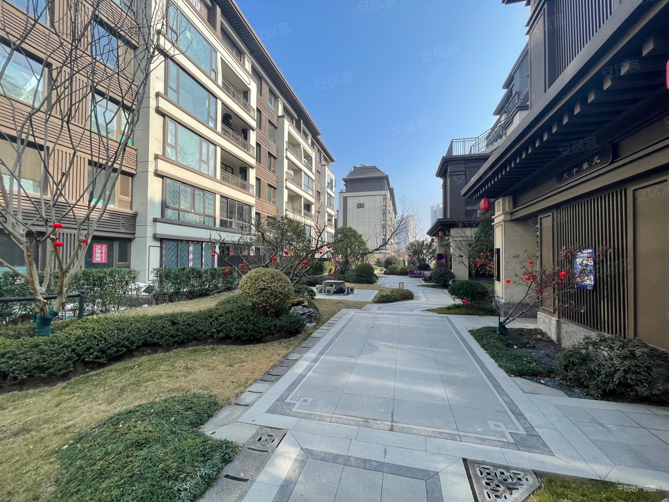 品质下叠豪墅,中式风格,小区环境优雅,叠墅中的天花板,建发云锦湾二手