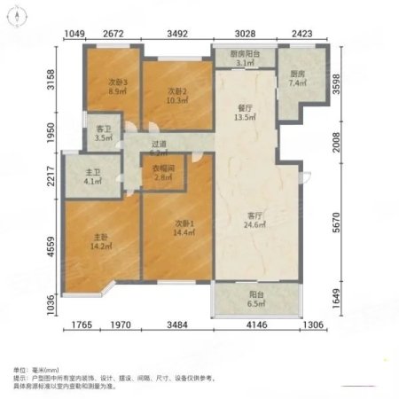 佳兆业水岸新都(四期别墅)2室2厅3卫251.27㎡南北258万