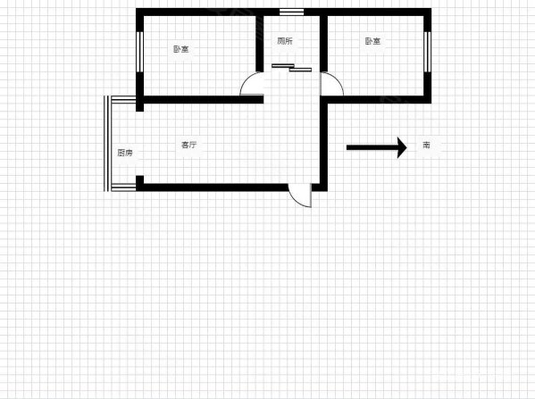 长新小区2室2厅1卫111.1㎡南北65万