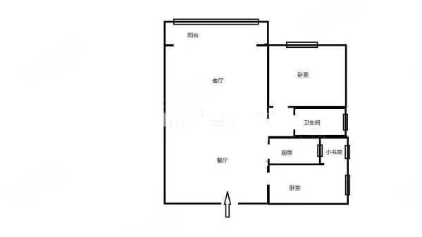 锦绣嘉苑2室2厅1卫88㎡南北72万