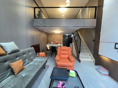 宜春袁州袁州新城和悦财富中心精装复式，发租，密码锁随时看。出租房源真实图片