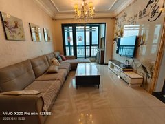 吕梁离石火车站恒大华府两室两厅一卫家具家电齐全精装修拎包入住出租房源真实图片