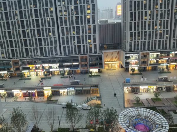 平邑华润中心人民广场附近华润万象汇精装复试公寓带投影短租月付拎包