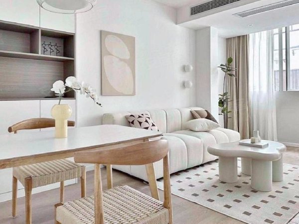 上海闵行金虹桥金鹰华庭(公寓住宅)精装修现代风格,有固定车位,全屋