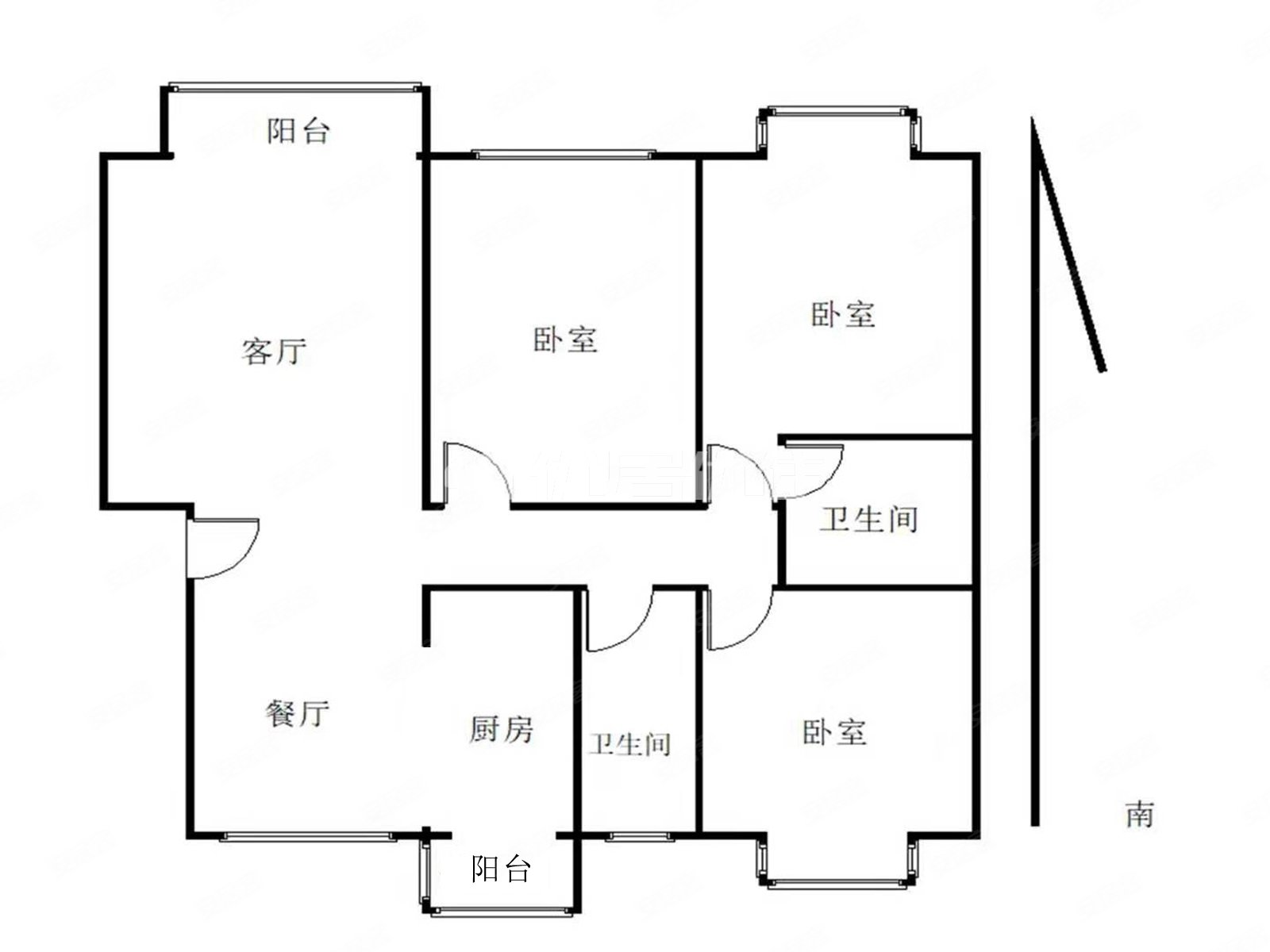 南北通透大国标简单装修着急出手