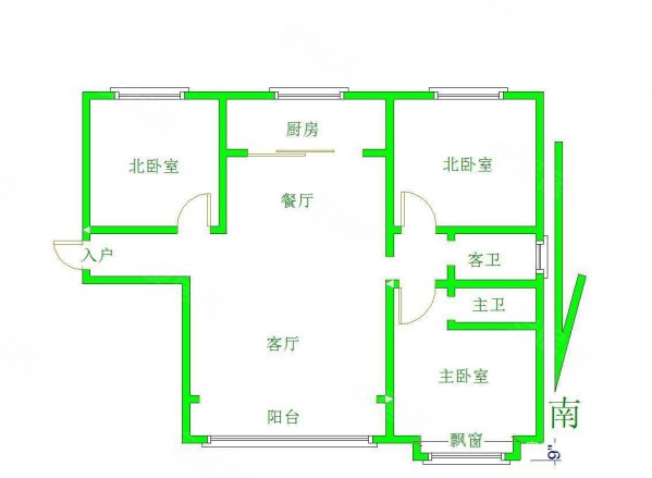 西湖御景湾3室2厅2卫136㎡南北105万