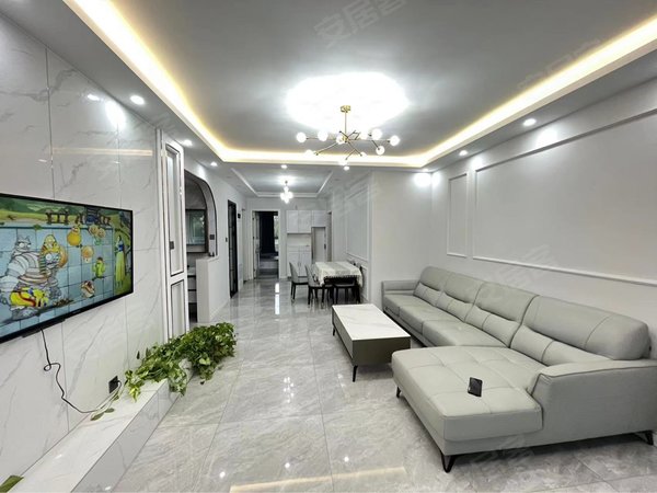 天津东丽空港经济区复地湖滨广场复地悦城花园 精装3室2厅1卫 一天未