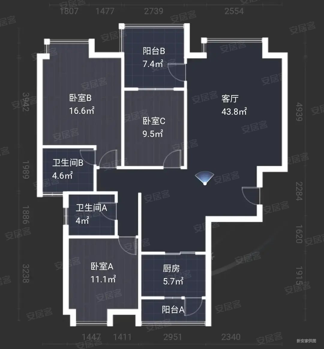 三天必卖世纪城龙泉苑西区三房低于市场价随时看房抄底价