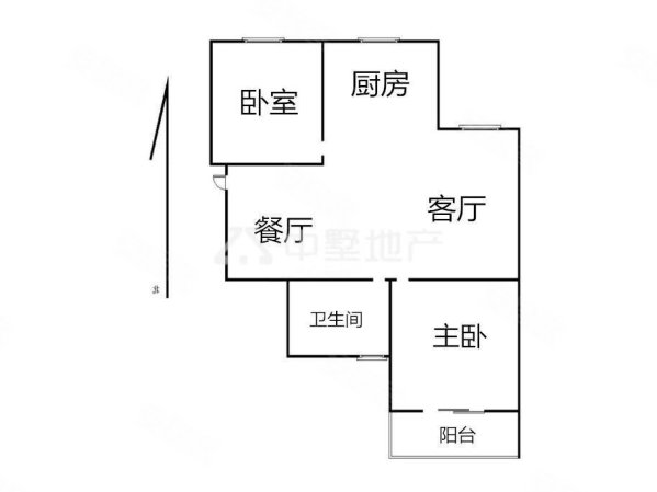 东部星城东区2室2厅1卫86.5㎡南北46万