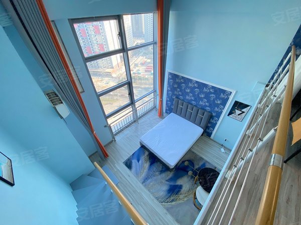 金泘沱租房,[无中介费]金辉环球中心精装一室 可做两室 loft 可月付