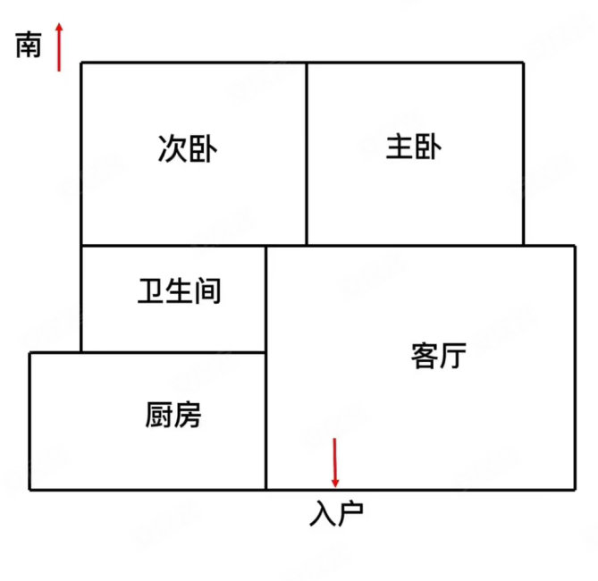 金色港湾北区3室2厅2卫142㎡南北80万