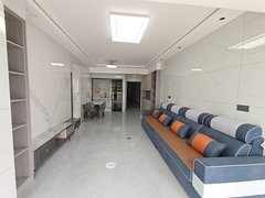 达州渠县东城半岛新区七小旁中央学府精装2室出租,客厅卧室空调齐全出租房源真实图片