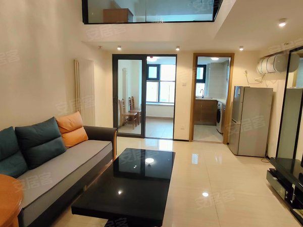 济南历城王舍人恒大城(商住楼)上下两层的复式,家具家电齐全,拎包住