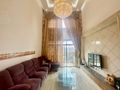 东骏豪苑精装大三房，挑高6米客厅，看园林景观，位置安静舒适