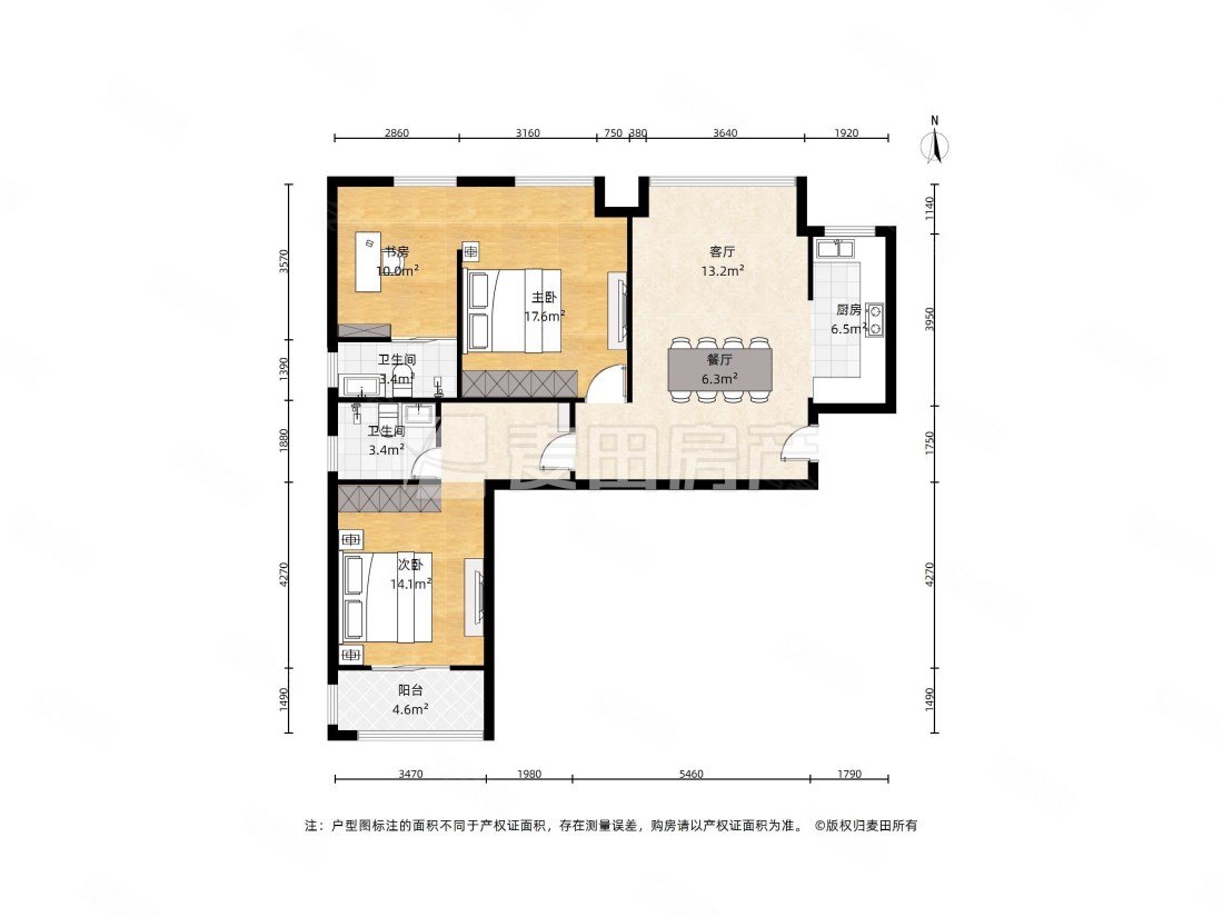 儒江新苑3室2厅2卫106.22㎡南108万