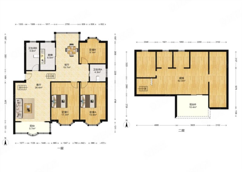 徐园东村 精装可拎包入住 近地铁 高楼层视野好 低密度社区