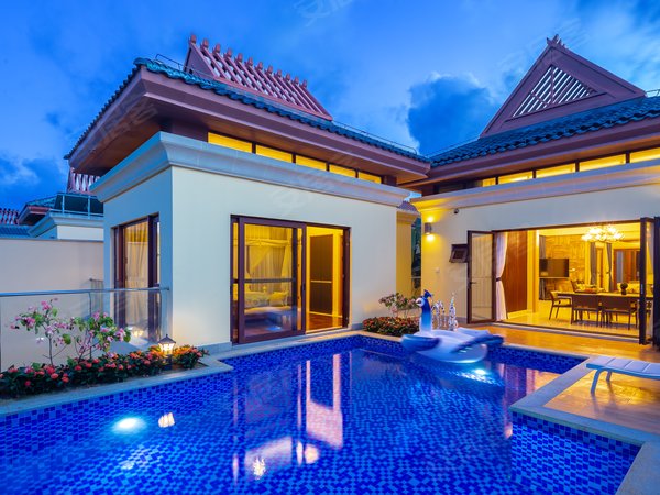 三亚吉阳亚龙湾申亚亚龙湾壹号(别墅)亚龙湾壹号豪华四居独栋泳池别墅