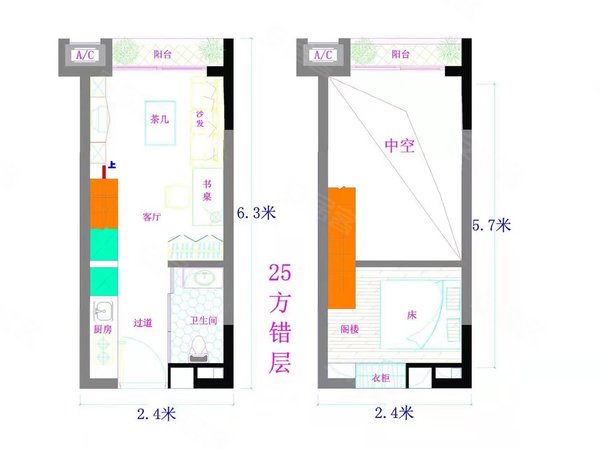 【多图】万科云城米酷,天河智慧城租房,万科米酷温馨loft公寓 视野好