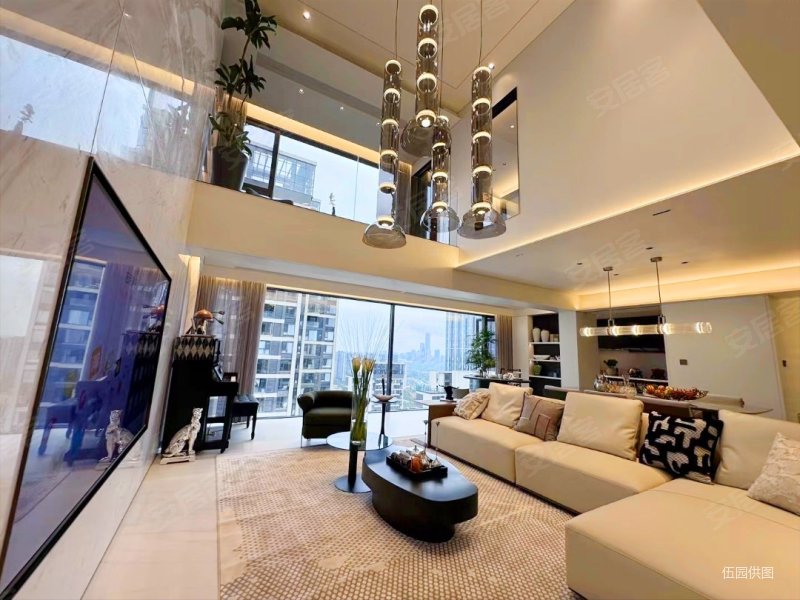 华润悦府挑空复式大平层豪华装修集医疗地铁商业一体高品质小区