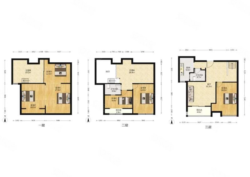 融侨华府交通便捷近地铁双卫有户型带地下室