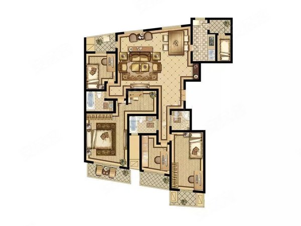 上海黄浦新天地翠湖天地雅苑(公寓住宅)翠湖天地雅苑 新装修 4房2厅3