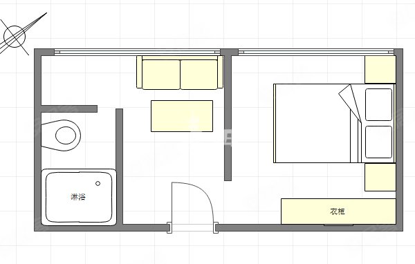 华尔顿1275独 门独 户一房一厅可配家具,思明租房-厦门58安居客