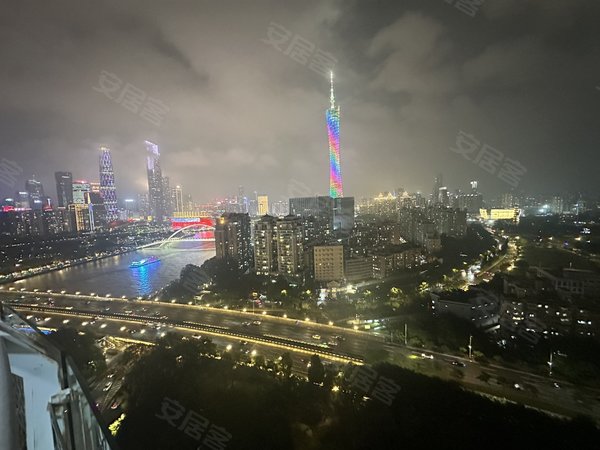 【多图】江畔华庭,滨江东租房,滨江东 望广州塔 景观夜色超美 精装