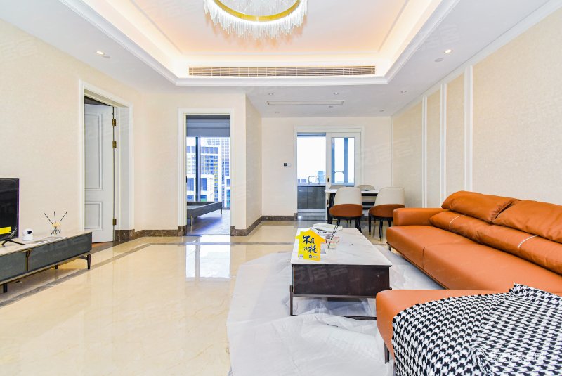 奥体核心一线江景深蓝国际精装修带地暖通燃气好房诚售