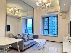 株洲荷塘新桂广场实拍！荷塘区全新小区精装一室一厅800月交通便利 免费停车出租房源真实图片