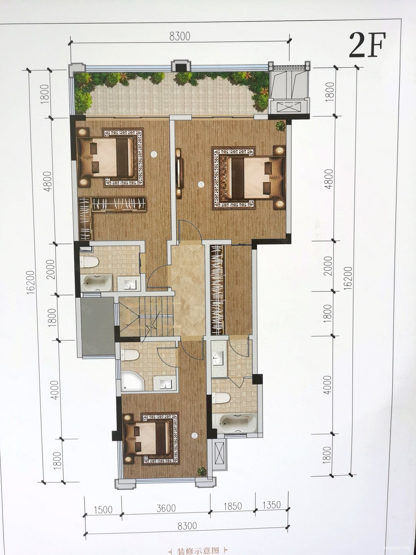 卧龙谷玖号4室2厅3卫163㎡南北390万