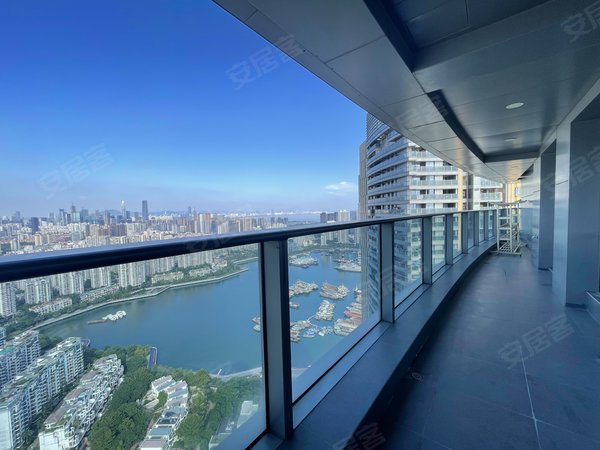 深圳南山蛇口双玺花园(二期)海上世界双玺花园 258平豪装海景四房全齐
