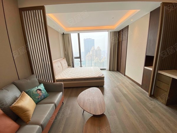 郑州金水花园路正弘城丽汀公寓正弘城丽汀公寓精装一室60平朝南楼下