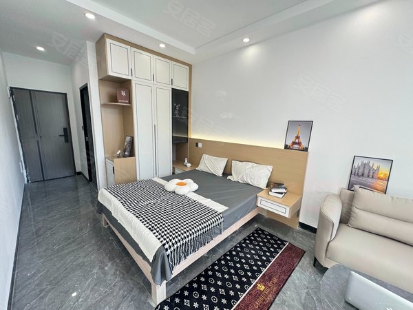 天河棠下 全新精装修电梯公寓 大单间 一房一厅出租房源真实图片