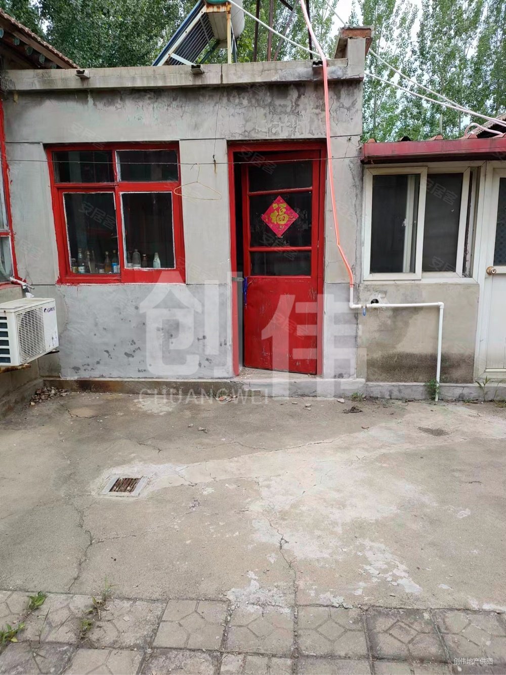 天津市蓟县自带车库两间平房大产权随时过户