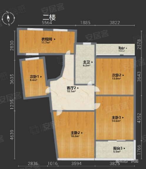 奉浦苑5室3厅2卫188.3㎡南北378.88万