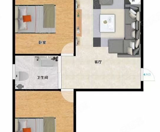 大连中山昆明街延安小区急租 昆明街延安小区精装修 随时看 近学校出租房源真实图片