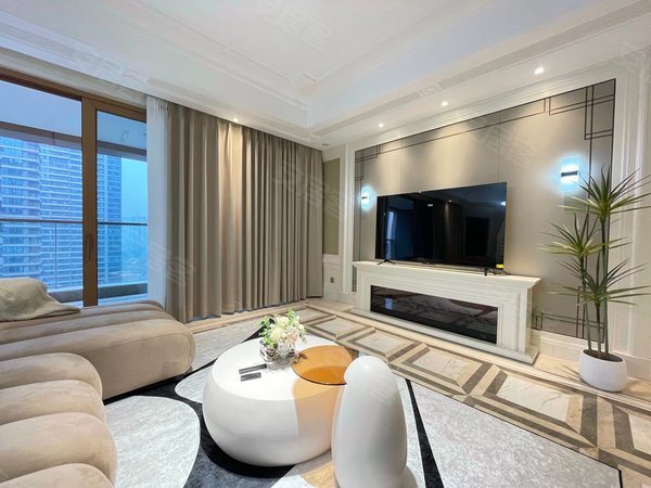 重庆江北寸滩中国铁建西派城1期样板间设计 全新高端家私 可月付 可短